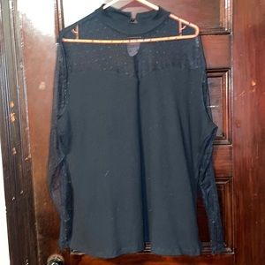 Black Illusion Top